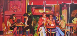 Lebendige Cafészene