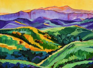 Lebendige Berglandschaft
