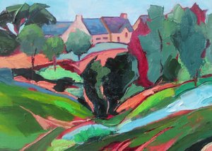 Lebendige ländliche Landschaft von Maxine Shore