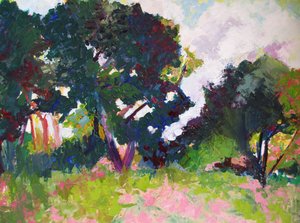 Lebendige Sommerlandschaft