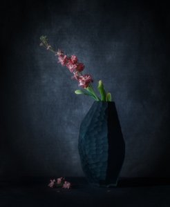 Dunkle Blumen Eleganz