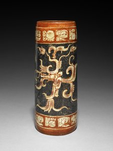 Gefäß mit animierter Feigenpflanze von Mayan