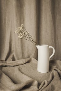 Minimalistisches Blumenstillleben von Mayra Pama
