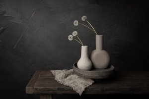 Minimalistische Blumenvasen von Mayra Pama