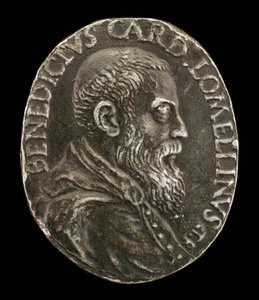 Benedetto Lomellini aus Genua, 1517-1579, Kardinal 1565 [Vorderseite] von Medallist T.R.