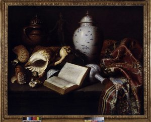 Chinesische Vasen, Muscheln, antike Bronzen, Bücher und Teppiche