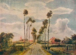 Die Allee in Middelharnis, 1689