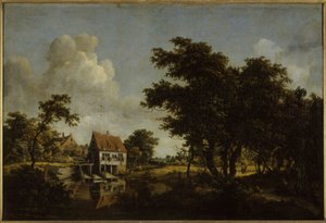 Die Mühlen, zwischen 1664 und 1668 von Meindert Hobbema