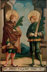 Die heiligen Sebastian und Vitalis von Meister von Messkirch