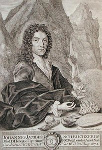 Porträt von Johann Jacob Scheuchzeri, Frontispiz zu 