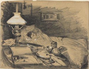 Das Atelier des Künstlers von Melchior Lechter