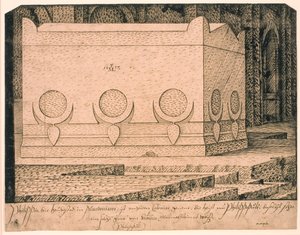 Ein Sarkophag in Plovdiv oder Philippis
