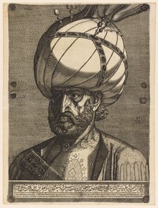 Porträt des persischen Botschafters Ismael von Melchior Lorck