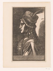 Porträt einer unbekannten Frau eines Sultans von Melchior Lorck