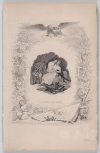 Der Hofanzug, aus Die Lieder von Béranger, 1829. Schöpfer: Melchior Péronard, Auguste Blanchard I