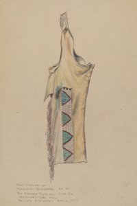 Hirschlederhose mit Perlenstickerei