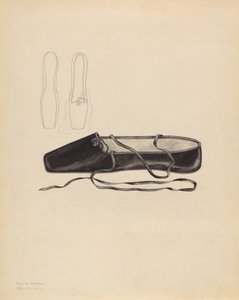 Pantoffel, ca. 1936 von Melita Hofmann