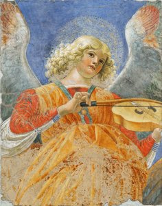 Musizierender Engel von Melozzo da Forli, ca. 1480 (Fresko) von Melozzo da Forli