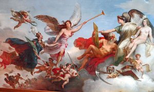 Das siegreiche Frankreich bei Bouvines von Merry Joseph Blondel