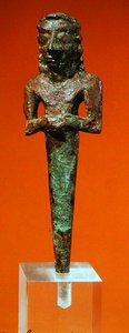 Fundamentnagel, aus Tello (Altes Girsu), ca. 2800-2300 v. Chr.