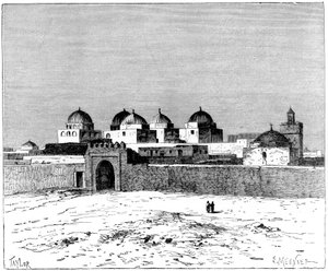 Die Moschee der Schwerter, Kairwan, ca. 1890 von Meunier