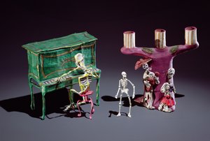 Tag der Toten Figuren als Musiker von Mexican School