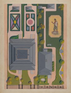 Ward und Green Gardens, ca. 1936 von Meyer Goldbaum