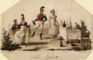 Gavotte, ca. 1815 von Meynier Saint Fal