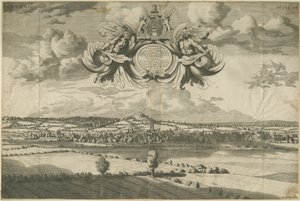 Stafford - Ost-Nordost-Ansicht: Gravur, undatiert [1686]