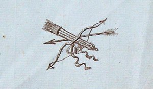 Zeichnung aus Michael Faradays Sammelalbum von Michael Faraday