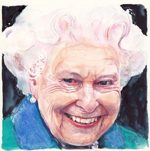 Elizabeth II Königin von England von Michael Frith