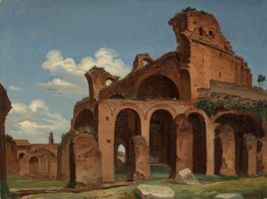 Die Basilika des Konstantin, Rom, 1830 von Michael Neher