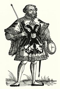 Ein deutscher Reichsherold (Gravur)