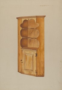 Eckschrank, ca. 1938