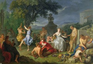 Bacchanal, 1719 von Michel Ange Houasse