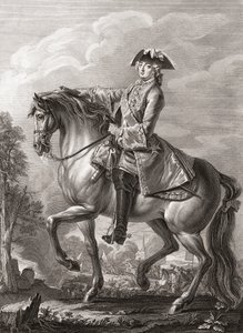König Ludwig XV. von Frankreich, Reiterporträt von Michel Aubert