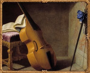 Basse, Musikbuch und Spee
