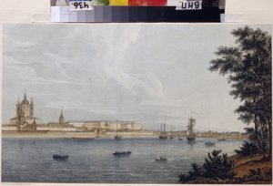 Das Smolny-Kloster in Sankt Petersburg von Michel Francois Damam Demartrait