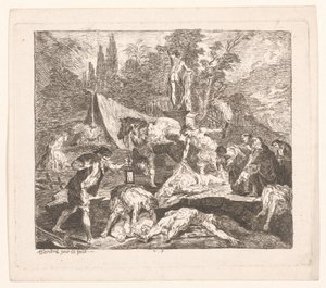 Begräbnis der Toten von Michel Francois Dandre Bardon