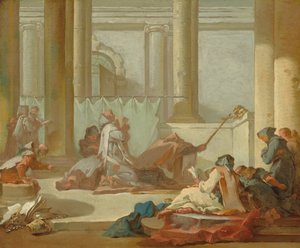 Die Anbetung der Schädel, ca. 1733-1734