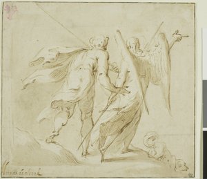 Tobias und der Engel von Michel Joseph Speeckaert
