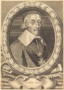 Armand Jean du Plessis, Kardinal Richelieu von Michel Lasne