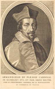 Armand Jean du Plessis, Kardinal Richelieu von Michel Lasne