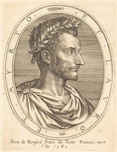 Pierre de Ronsard von Michel Lasne