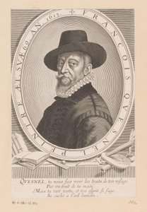 Porträt von Francois (I) Quesnel von Michel Lasne