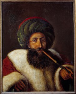 Porträt von El Seyd Khalil Bekry (Elbekri), Scheich und Mitglied des Großen Divans von Kairo von Michel Rigo