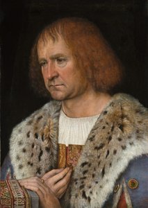 Porträt von Diego de Guevara (?) von Michel Sittow
