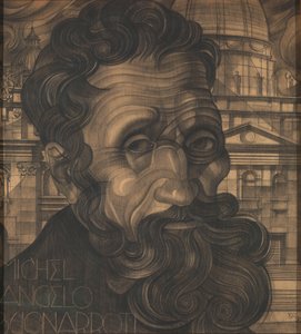 Porträt von Michelangelo Buonarroti