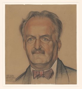 Porträt von Richard Nicolaüs Roland Holst von Michel de Klerk