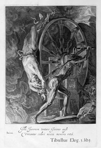 Ixion in der Unterwelt am Rad, 1655 von Michel de Marolles